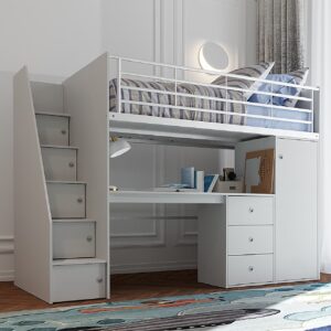 Melbourne Wooden High Sleeper - Grey