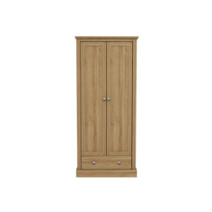 Luminosa Living Dallas 2 Door Wardrobe - Oak