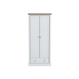 Luminosa Living Dallas 2 Door Wardrobe - White
