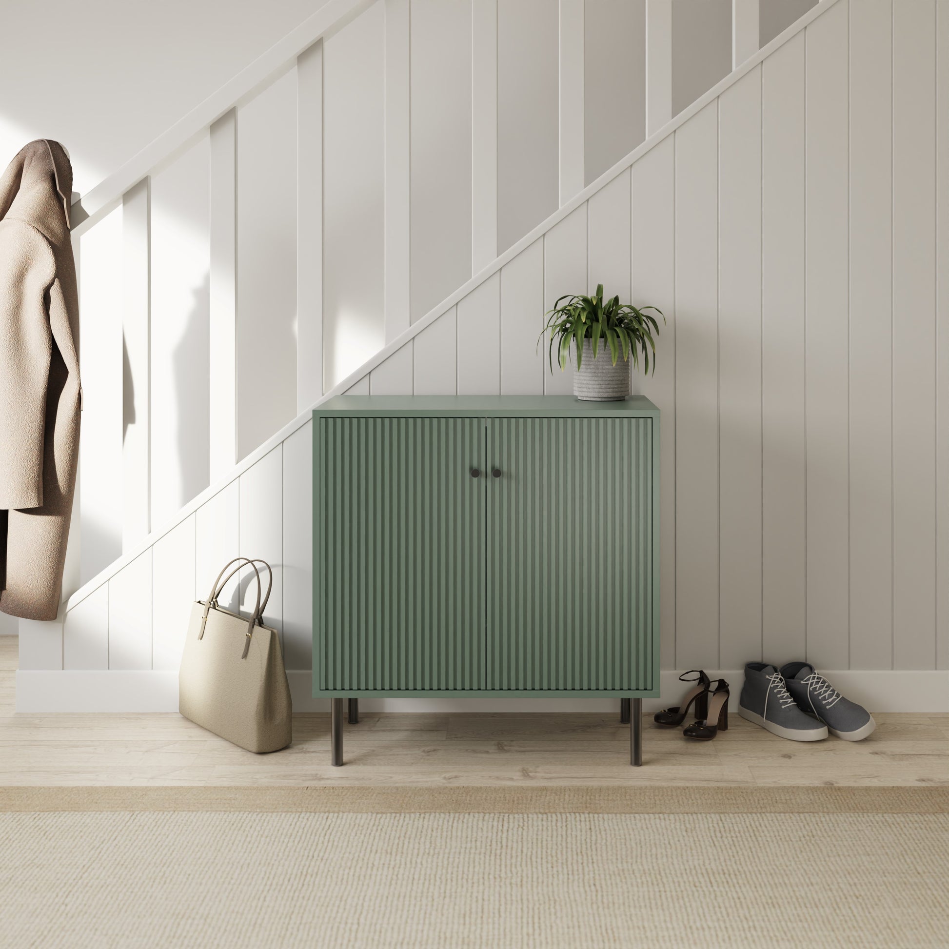 GFW Garrucha Utility Shoe Cabinet - Dowager Green