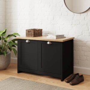 GFW Lancaster Shoe Storage - Black