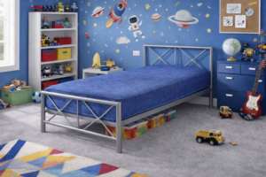 Kids Manor Bed Frame & Waterproof Mattress Bundle - Single