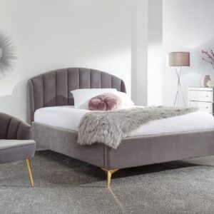 GFW Pettine End Lift Ottoman Bed - Grey