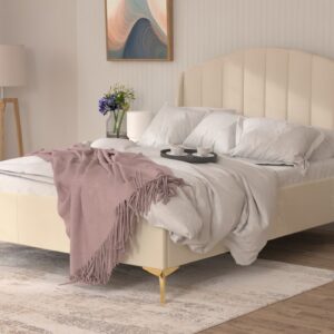 GFW Pettine Natural End Lift Ottoman Bed Frame - Double