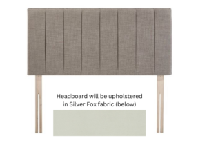 Relyon Baronial Silver Fox Strutted Headboard - Double