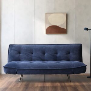 Limelight Remi Navy Blue Fabric Sofa Bed