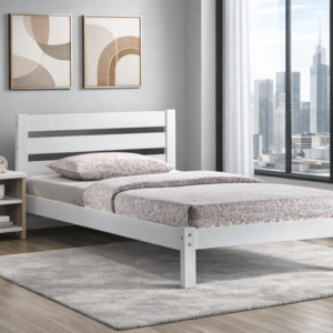 Tulsa White Bed In A Box - Single