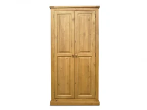 Archers Langdale Full Hanging Pine Wooden 2 Door Double Wardrobe