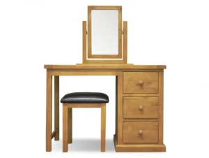Archers Langdale Pine Wooden Dressing Table Set (Assembled)