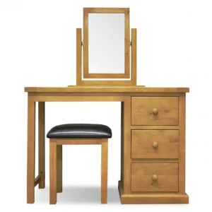 Archers Langdale Pine Wooden Dressing Table Set (Assembled)