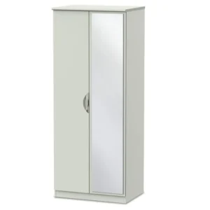 ASC Corsica 2 Door Mirrored Double Wardrobe (Assembled)