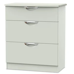 ASC Corsica 3 Drawer Deep Low Chest of Drawers (Assembled)