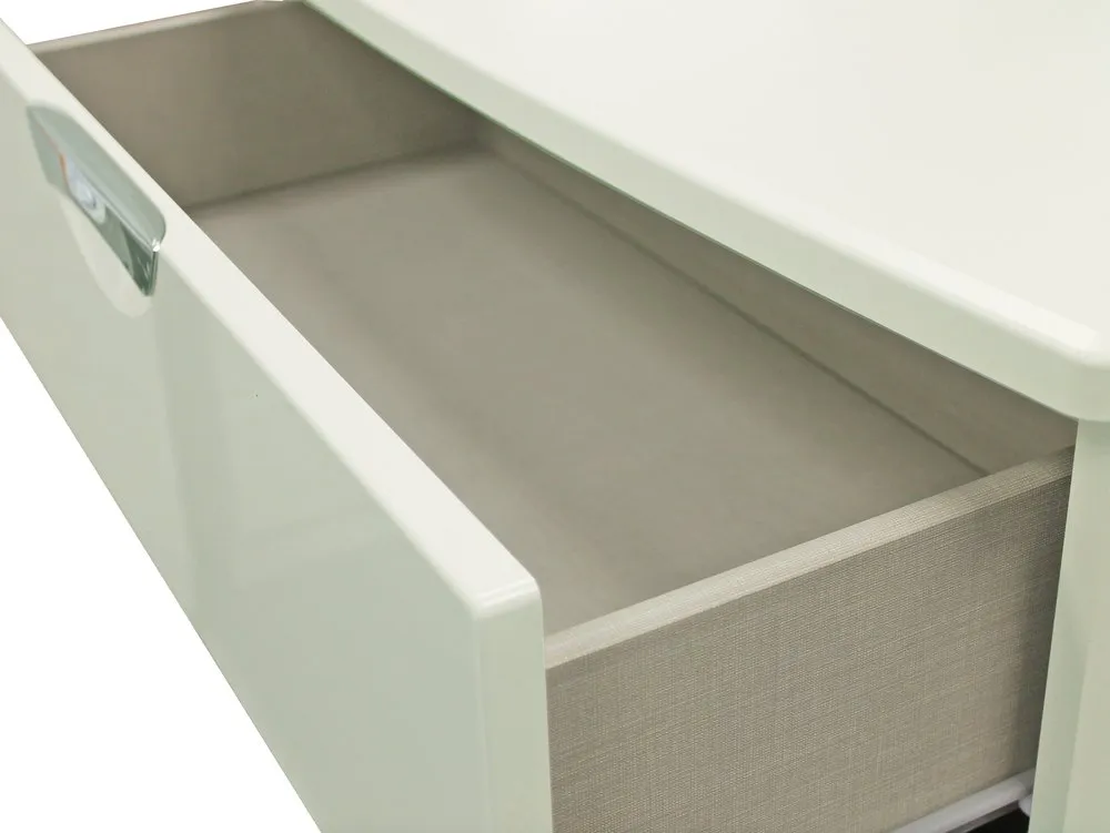ASC Corsica Single Pedestal Vanity Dressing Table (Assembled) - Image 3