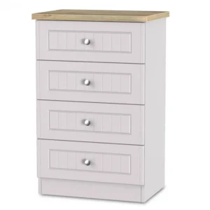 Welcome Vienna 4 Drawer Midi Chest of Drawers (Assembled)