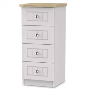 Welcome Vienna 4 Drawer Narrow Chest of Drawers (Assembled)