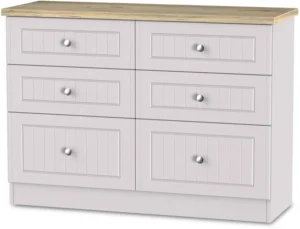 Welcome Vienna 6 Drawer Midi Chest of Drawers (Assembled)