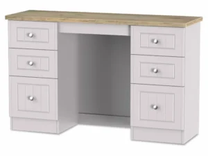 Welcome Vienna Double Pedestal Dressing Table (Assembled)