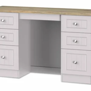 Welcome Vienna Double Pedestal Dressing Table (Assembled)