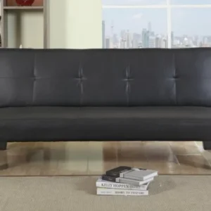 Birlea Franklin Black Faux Leather Sofa Bed