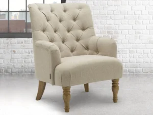 Birlea Padstow Wheat Fabric Armchair