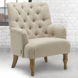 Birlea Padstow Wheat Fabric Armchair