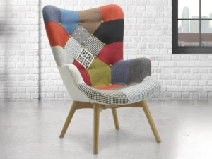 Birlea Sloane Patchwork Fabric Chair