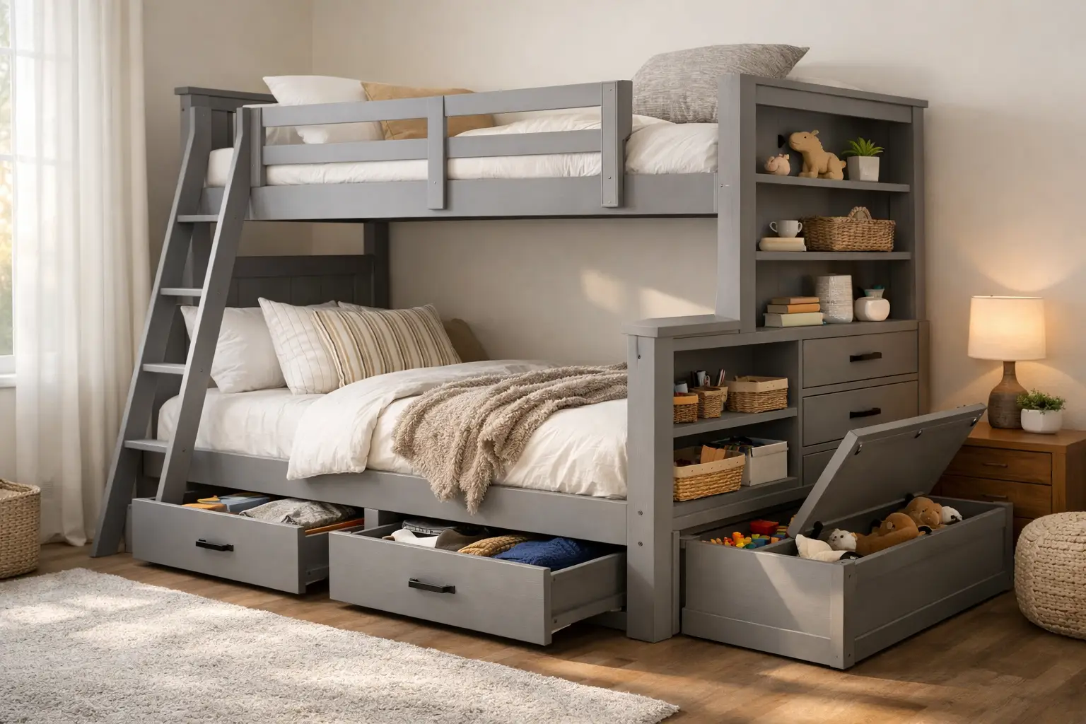 Bunk Beds with Storage That Work Harder
