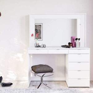 Birlea Chloe 7 Drawer Dressing Table And Mirror