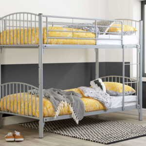 Birlea Corfu Silver Metal Bunk Bed