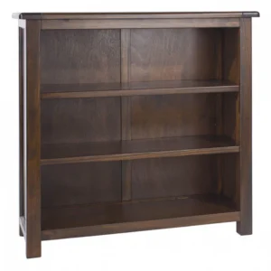 Core Boston Dark Lacquered Low Bookcase