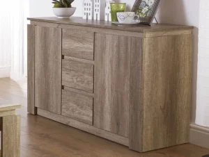 GFW Canyon Oak 2 Door 3 Drawer Sideboard