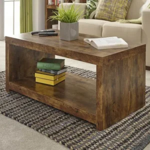 GFW Jakarta Mango Wood Effect Coffee Table with Shelf