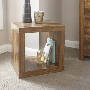 GFW Jakarta Mango Wood Effect Cube Table