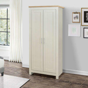 Birlea Highgate 2 Door Wardrobe - Cream & Oak