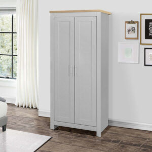 Birlea Highgate 2 Door Wardrobe - Grey & Oak