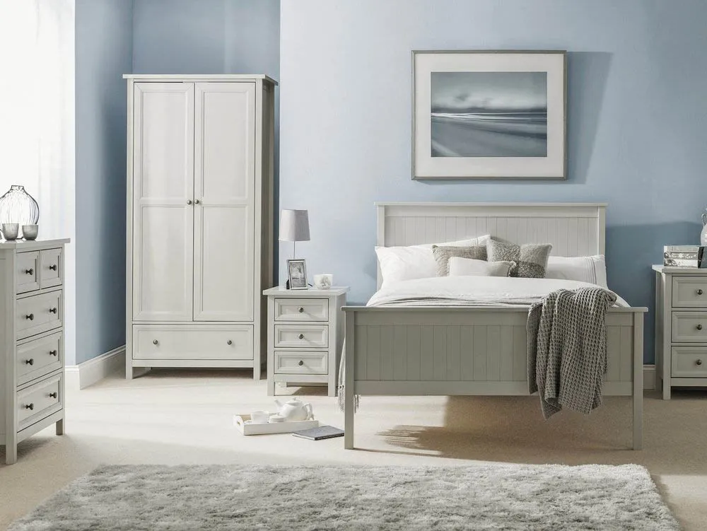 Julian Bowen Maine Dove Grey 3+2 Chest of Drawers - Image 4