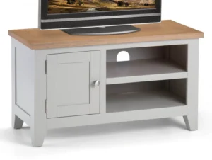 Julian Bowen Richmond Grey and Oak TV Cabinet (Assembled)