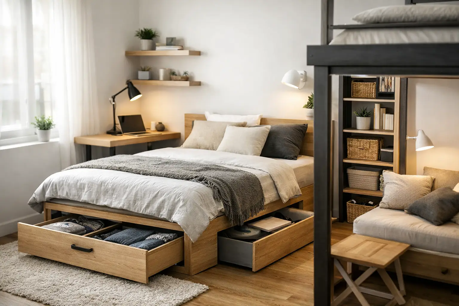 Modern Beds for Small Rooms That Work Hard