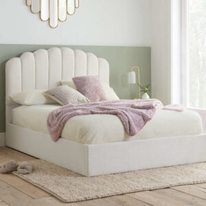 Birlea Monaco White Ottoman Bed Frame - Double