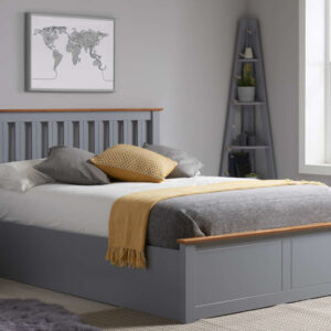 Birlea Phoenix Wooden Ottoman Bed Frame - Stone Grey
