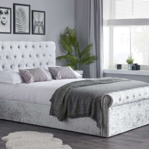 Birlea Sienna Fabric Side Ottoman - Small Double