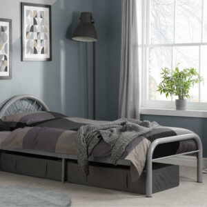 Birlea Solo Silver Metal Bed Frame - Single