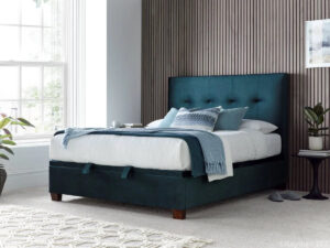 Kaydian Walkworth Ottoman Bed - Deep Ocean Blue
