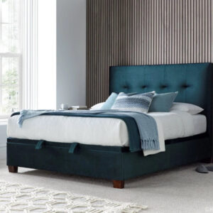 Kaydian Walkworth Ottoman Bed - Deep Ocean Blue