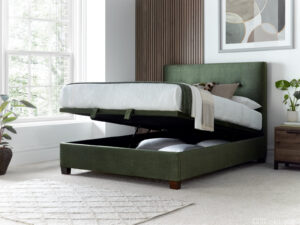 Kaydian Walkworth Ottoman Bed - Winter Moss Green