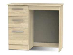 Welcome Contrast Single Pedestal Dressing Table (Assembled)