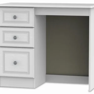 Welcome Pembroke White Ash Single Pedestal Dressing Table (Assembled)