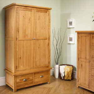 Birlea Woburn 2 Drawer 2 Door Wardrobe